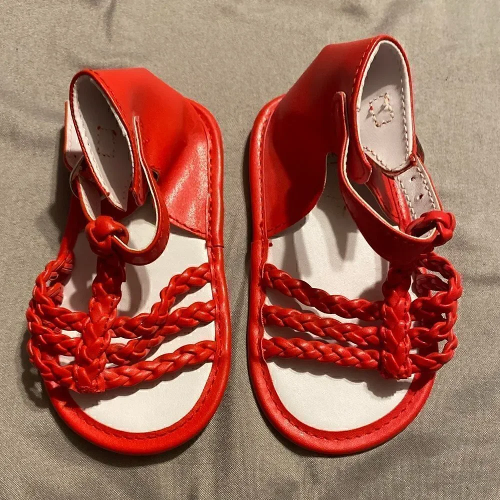 Janie and Jack 12-18 Month Red Sandals